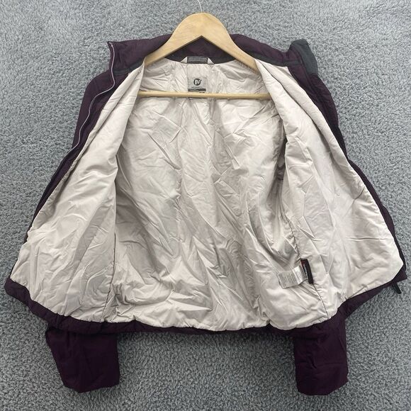 Merrell Women's Medium Primaloft Jacket‎ Plum Purple Insulated Full Zip Coat - Picture 8 of 8
